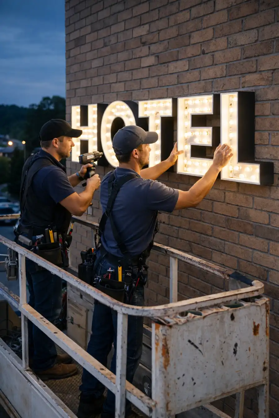 Šviečiančios raidės